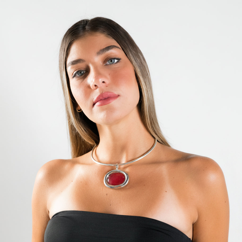 Crimson Ember Necklace