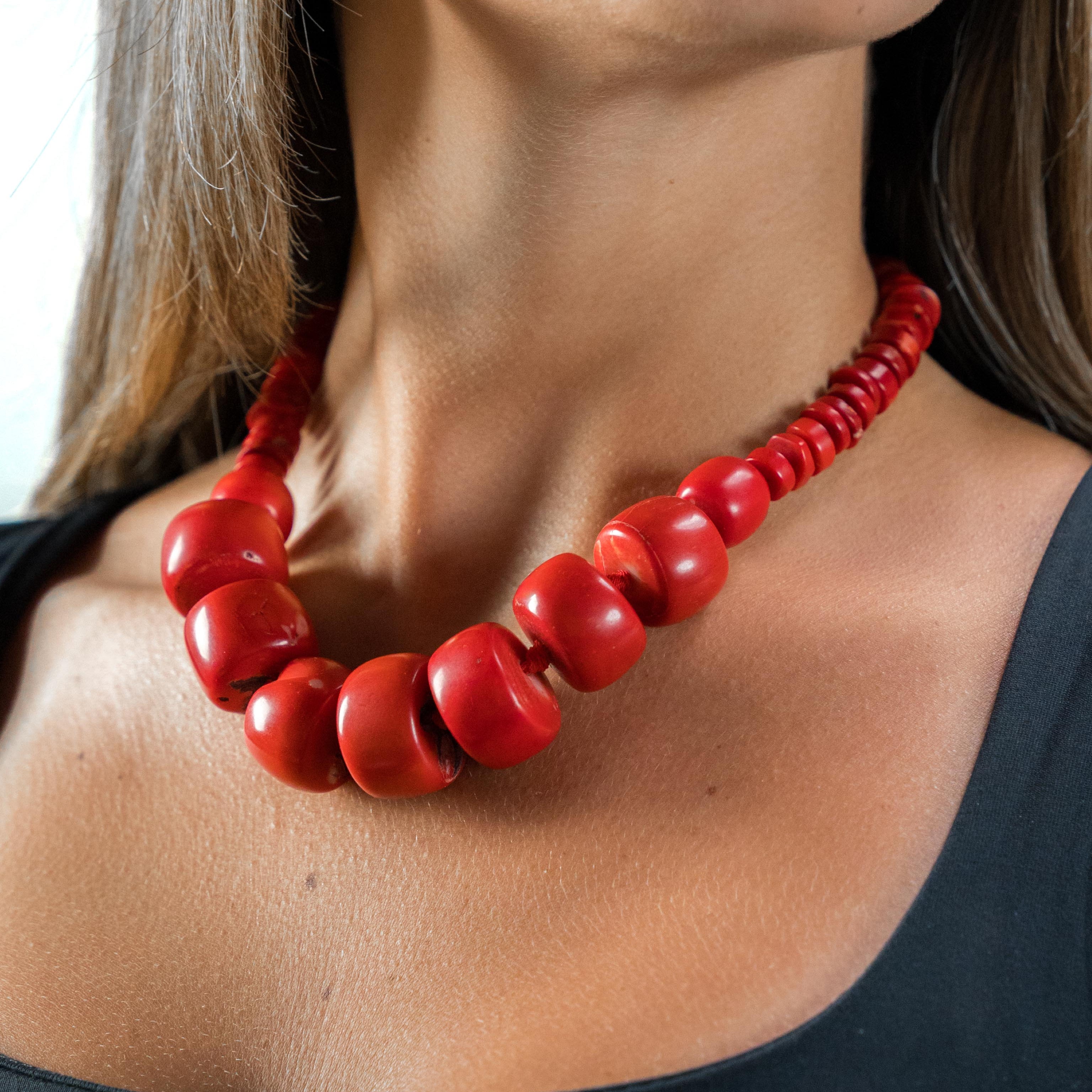 Crimson Sphere Necklace