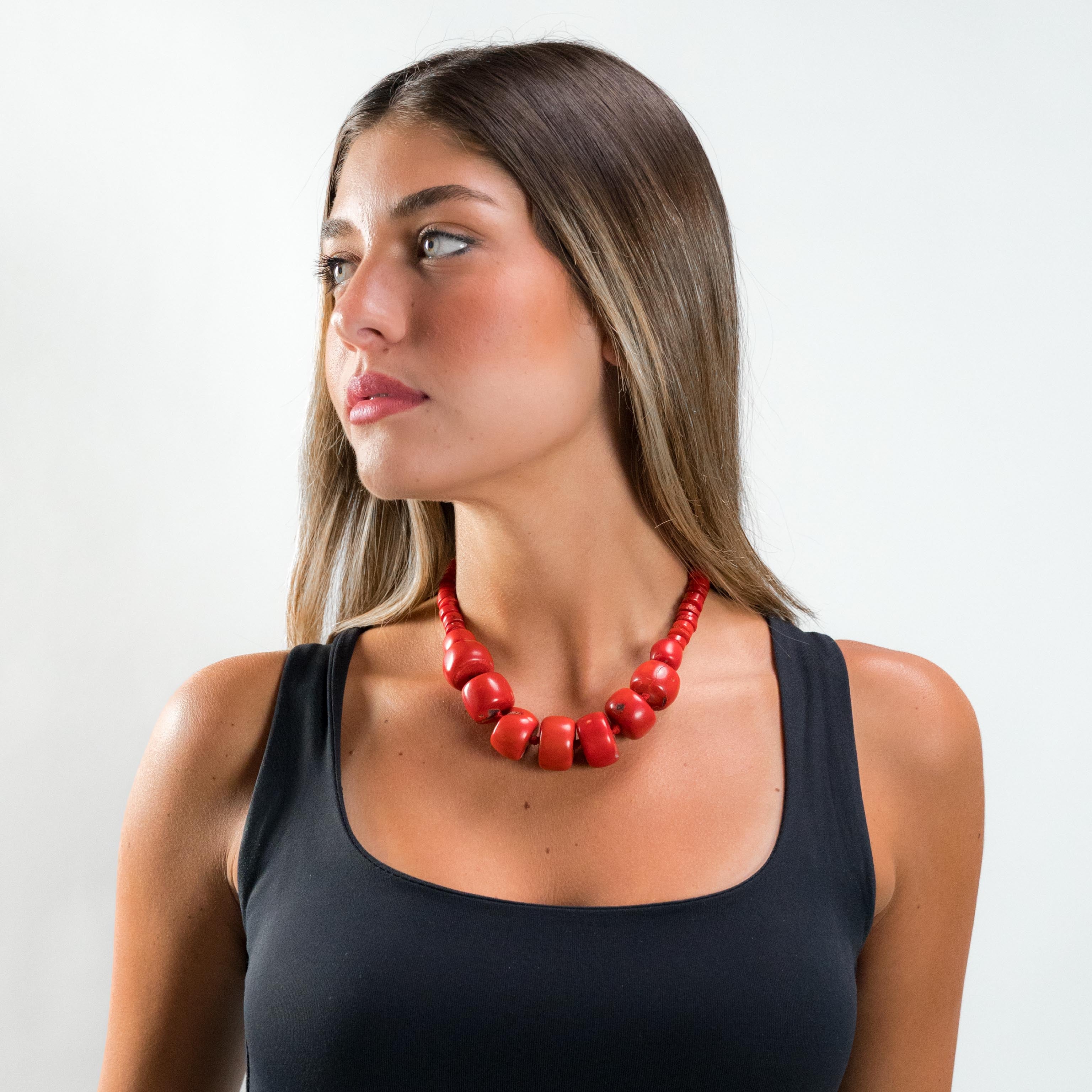 Crimson Sphere Necklace