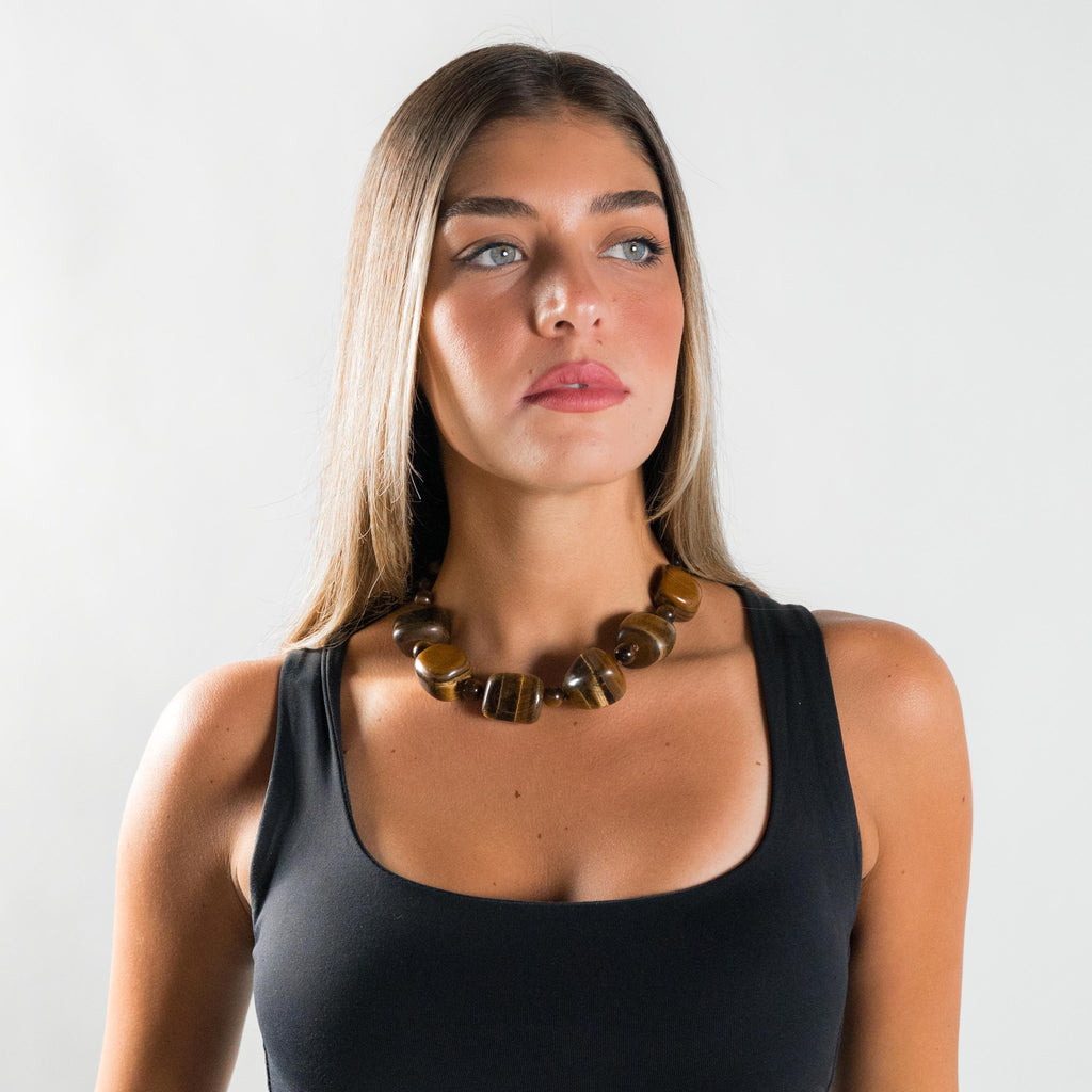 Amber Strata Necklace