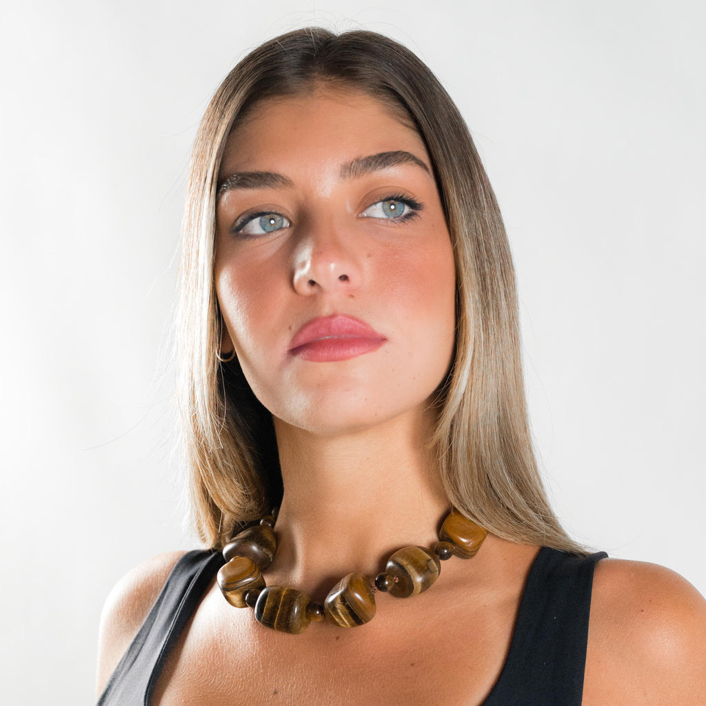 Amber Strata Necklace