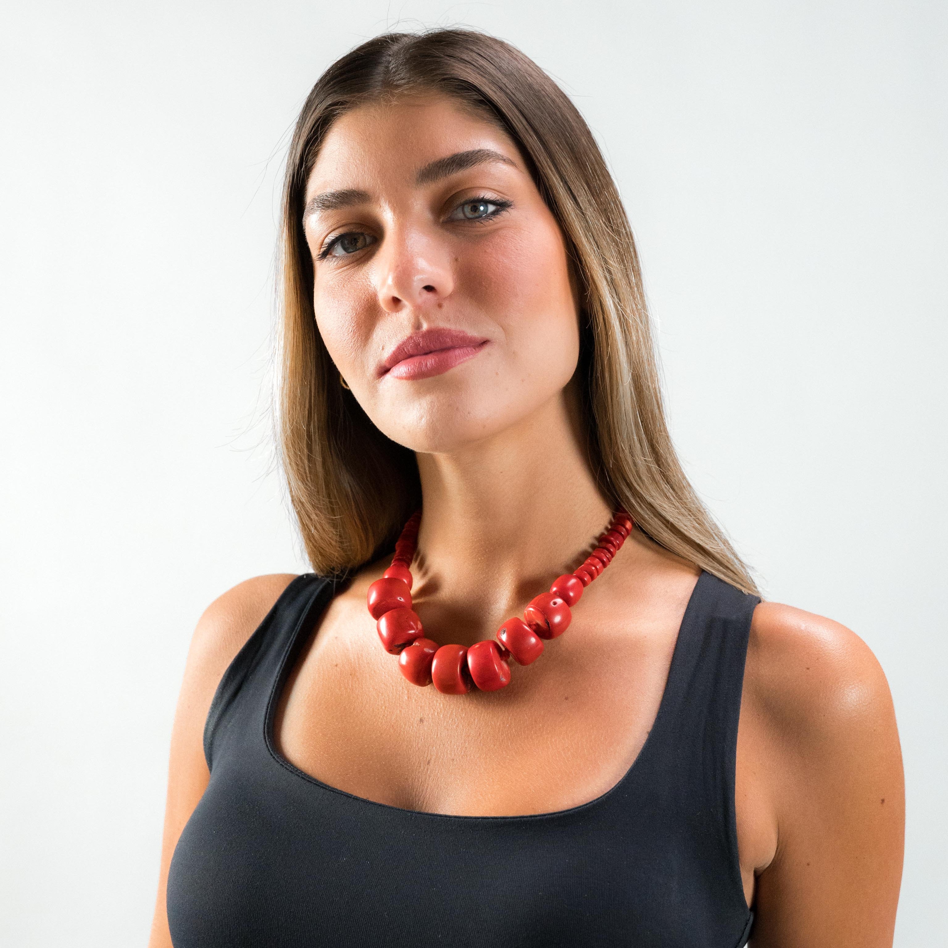 Crimson Sphere Necklace